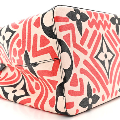 Louis Vuitton Monogram Giant Crafty NeoNoe MM Creme Rouge Black 8 of 9