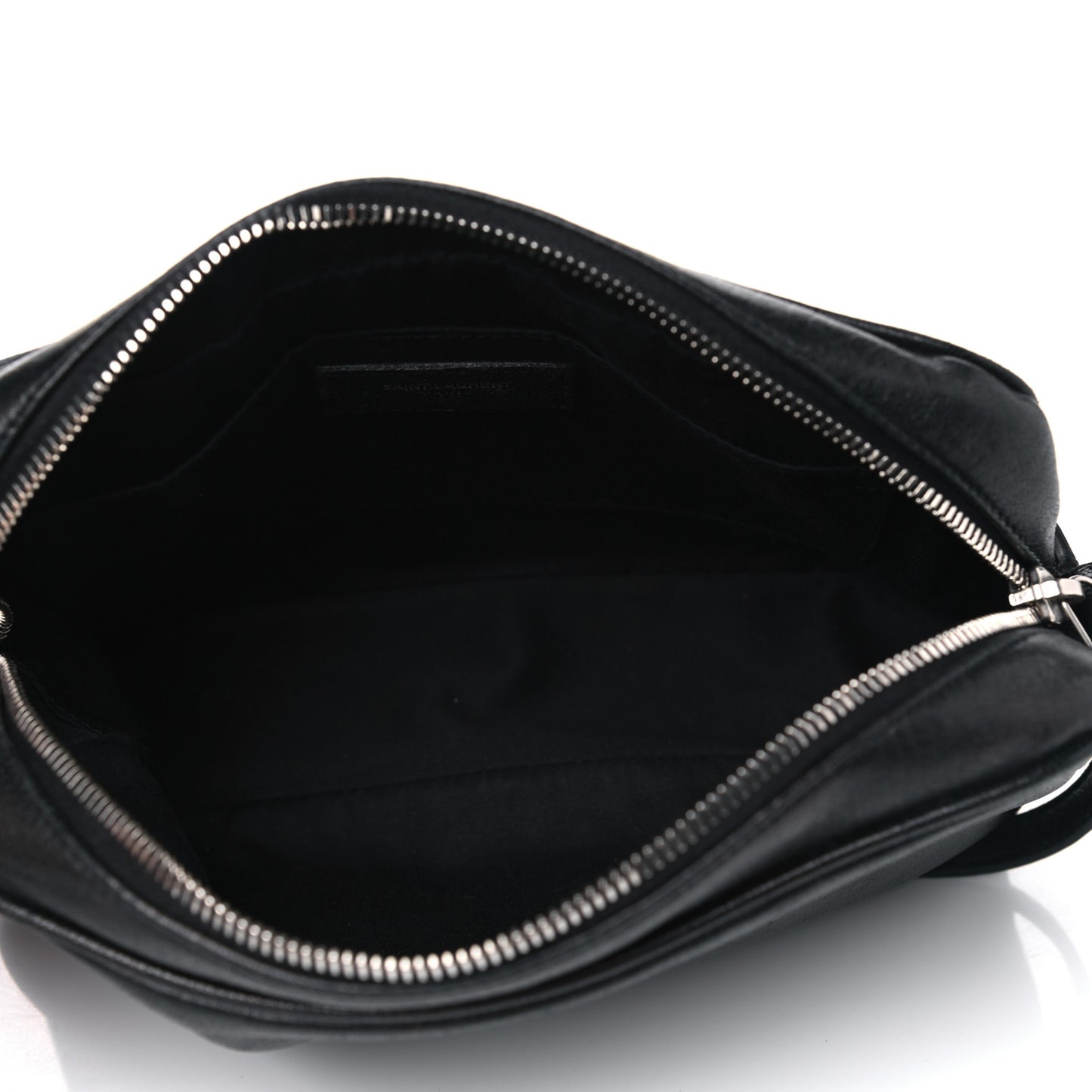 Lambskin Monogram Small Lou Camera Bag Black