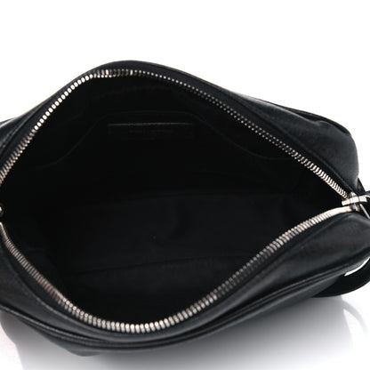Saint Laurent Lambskin Monogram Small Lou Camera Bag Black 4 of 11