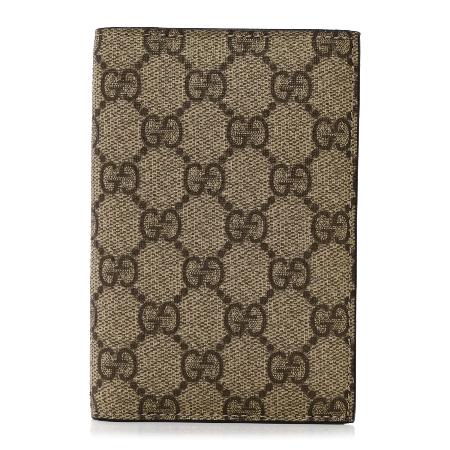 Gucci GG Supreme Monogram Passport Case Beige Taupe 1 of 7