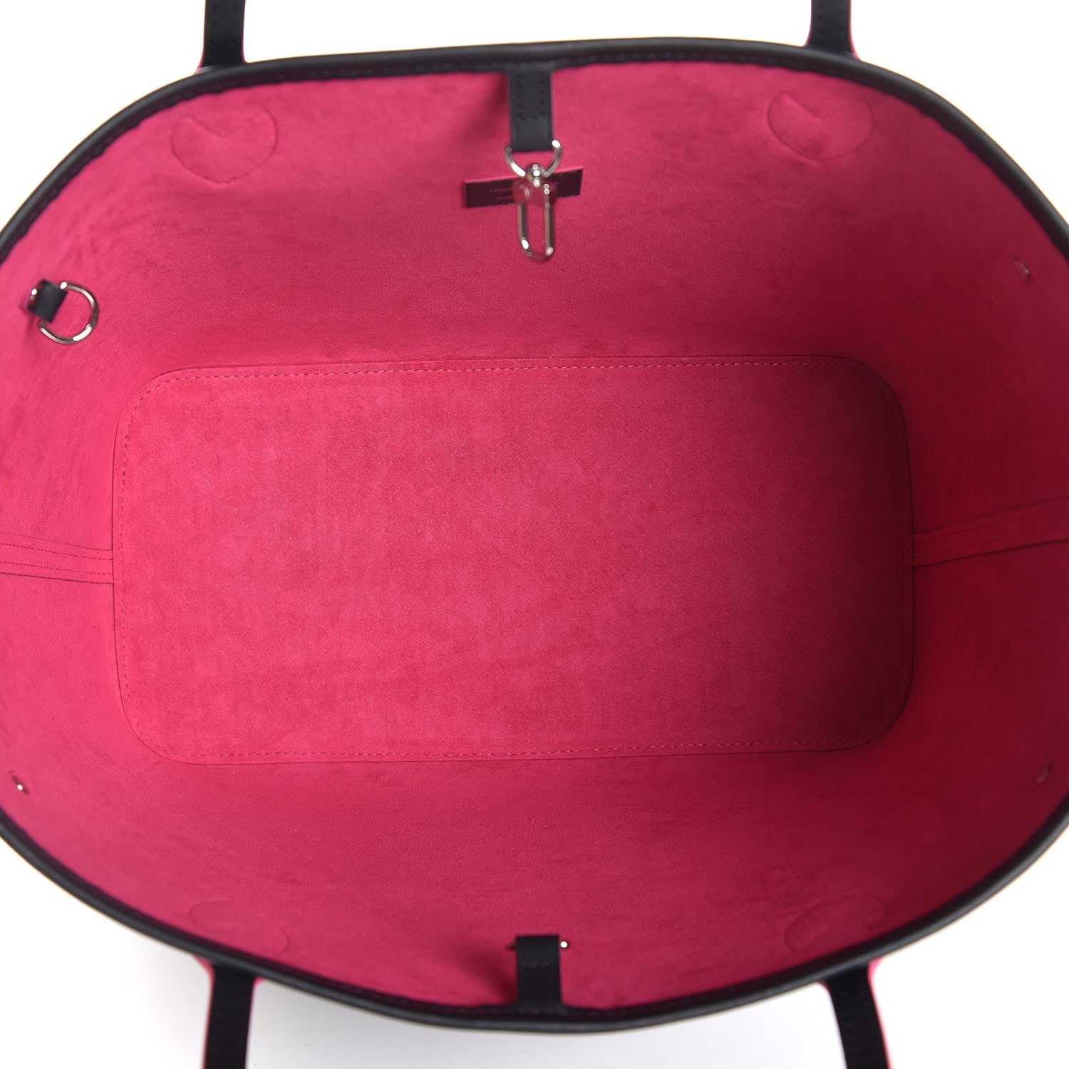 Louis Vuitton Epi Neverfull MM Black Hot Pink 5 of 10
