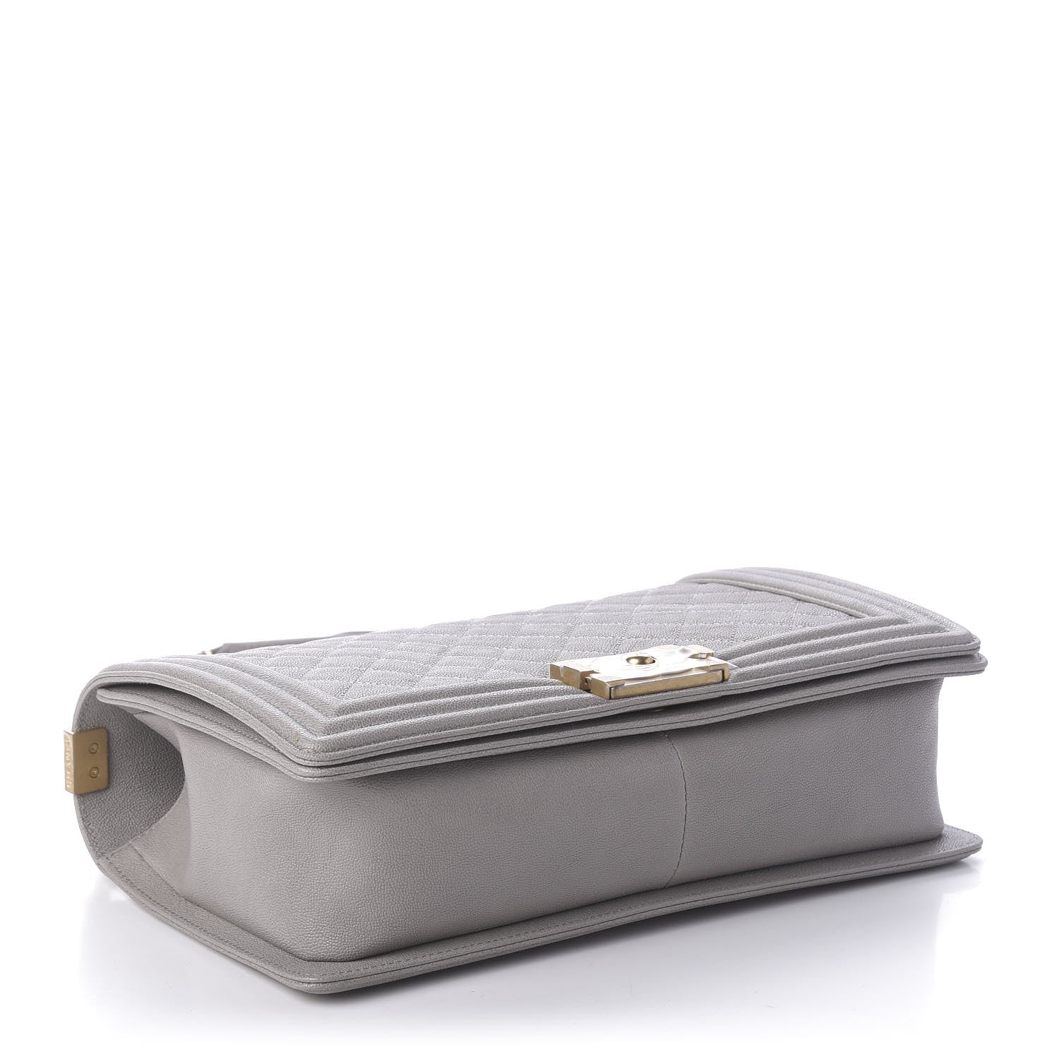 Chanel Caviar Quilted New Medium Boy Flap Grey 4 of 11