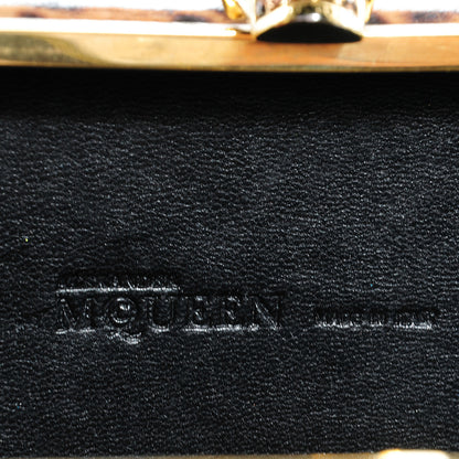 Alexander McQueen Leopard Print Calf Hair Box Clutch 8 of 10