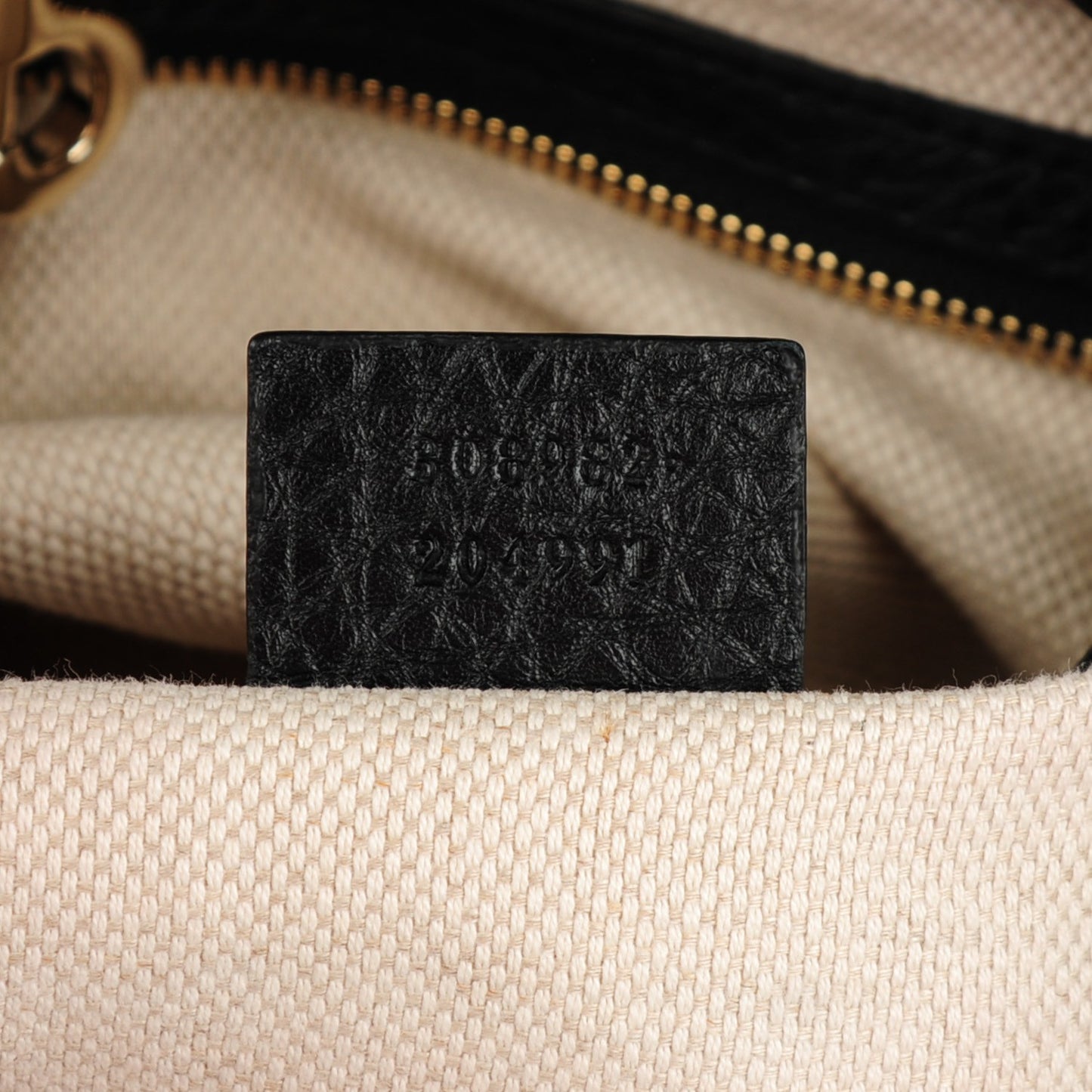 Pebbled Calfskin Medium Soho Chain Shoulder Bag Black