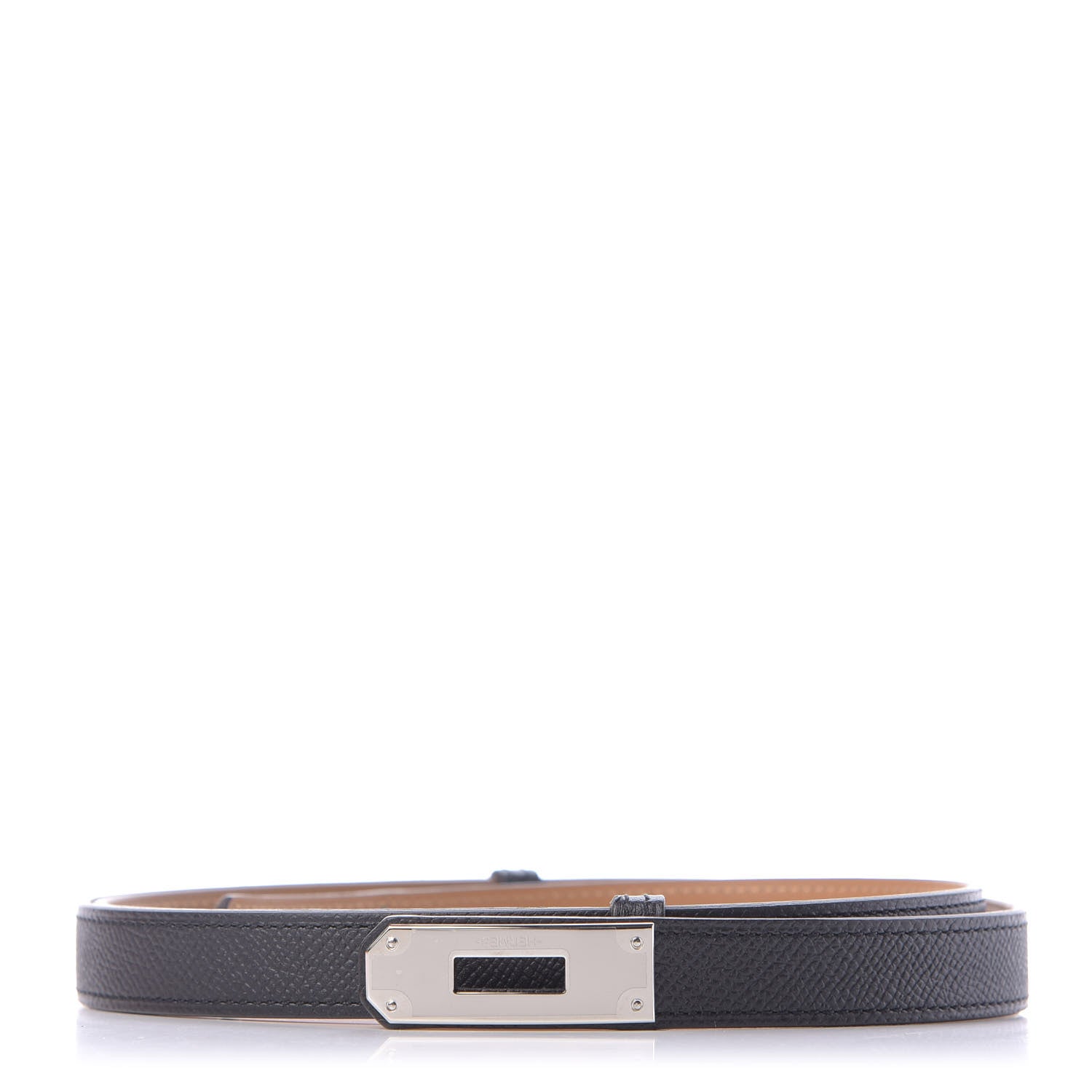 Hermes Epsom Kelly Belt Black 1 of 5