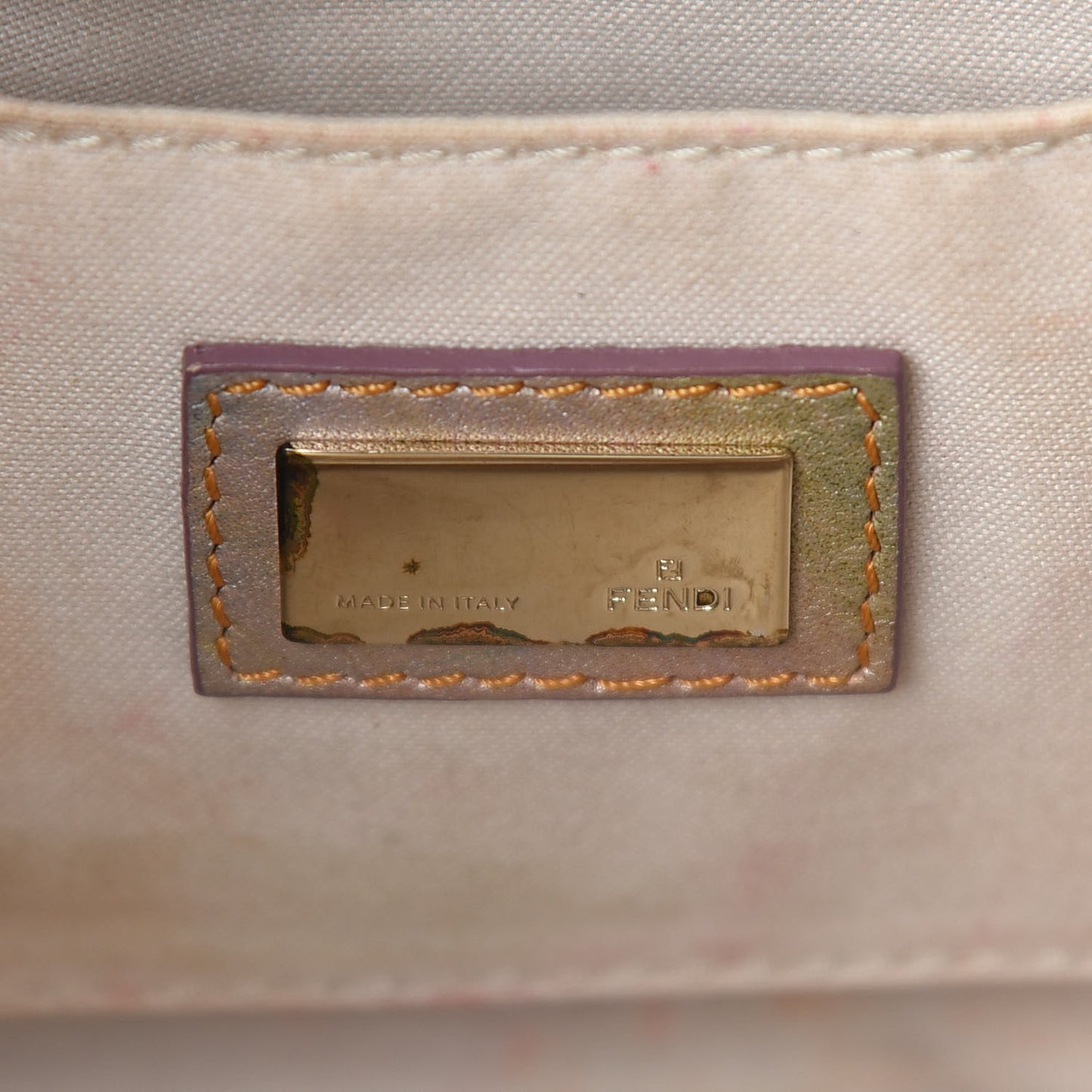 Vitello FF SFumato Embossed Small Chef Shoulder Bag Multicolor