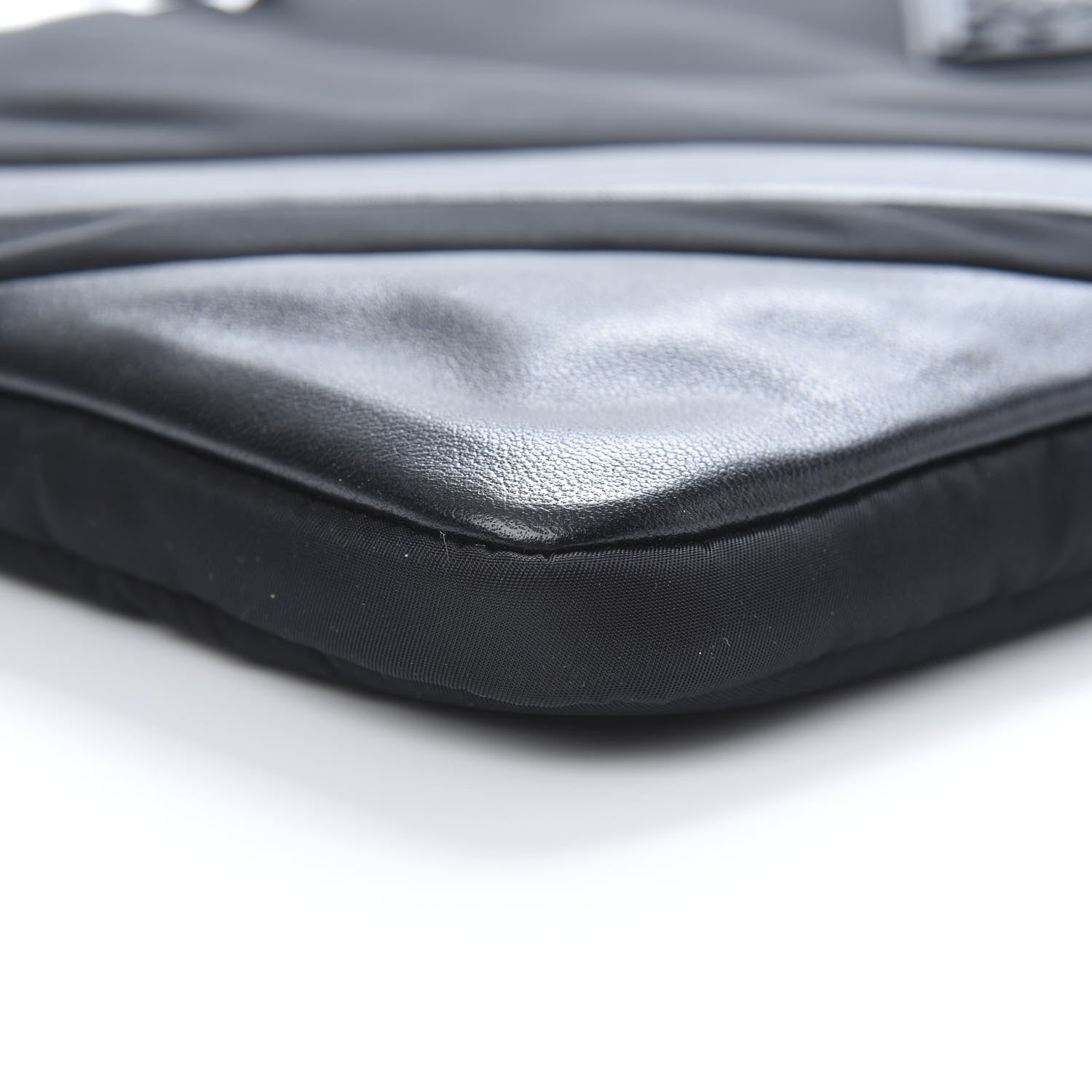 Prada Tessuto Nylon Nappa Pouch Black 9 of 9