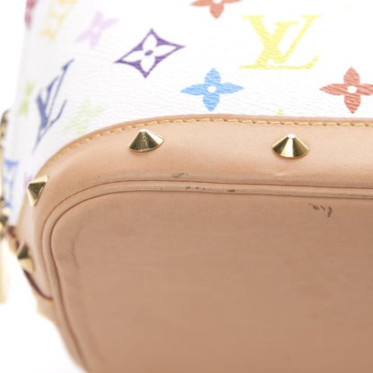 Louis Vuitton Monogram Multicolor Alma White 16 of 18
