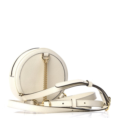 Gucci Textured Calfskin Web Mini Ophidia Round Backpack Mystic White 2 of 9