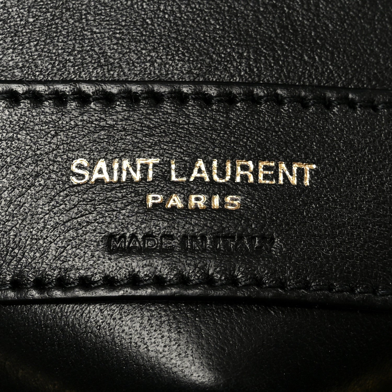 Saint Laurent Calfskin Y Quilted Monogram Small Loulou Chain Satchel Black 6 of 10