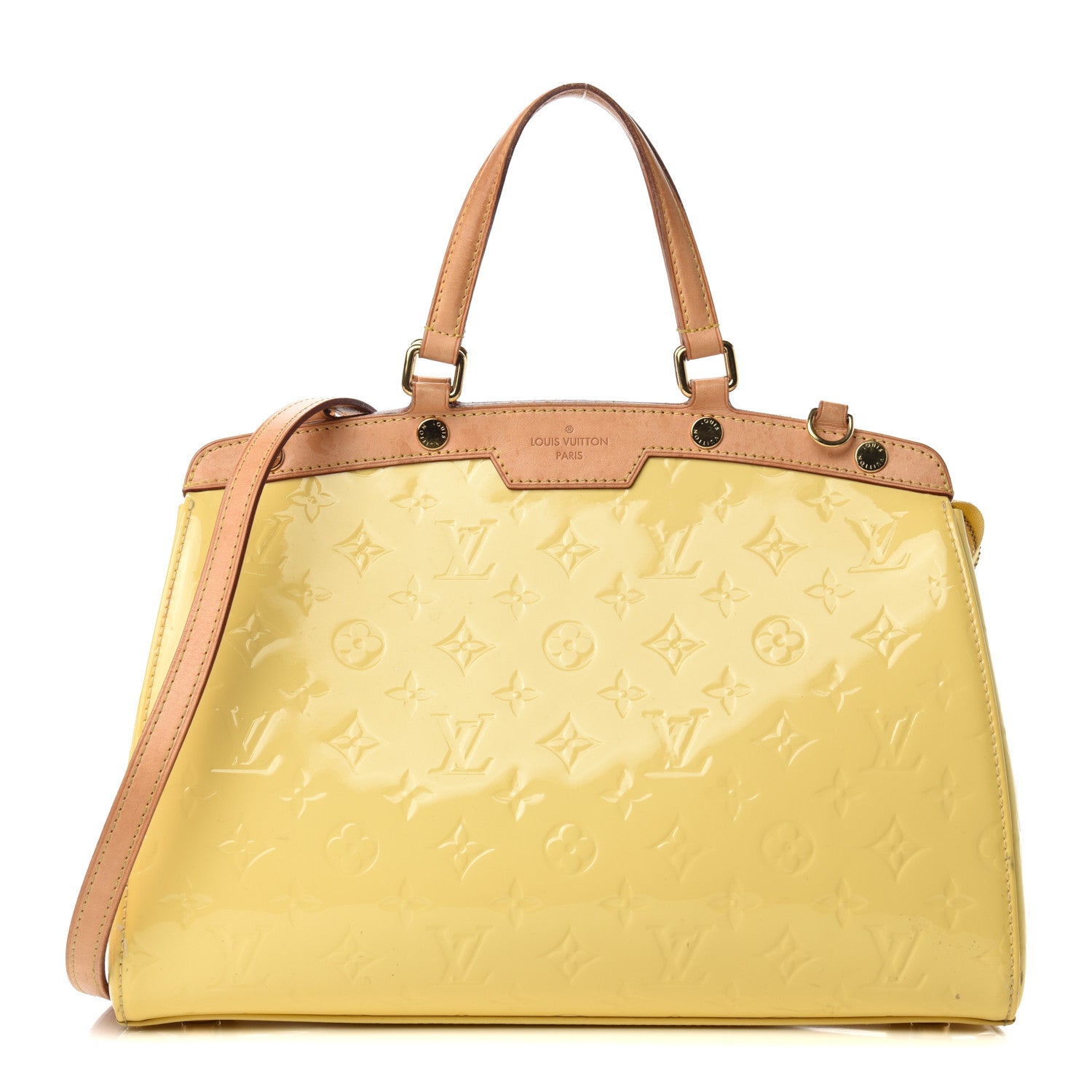 Louis Vuitton Vernis Brea MM Citrine 1 of 16