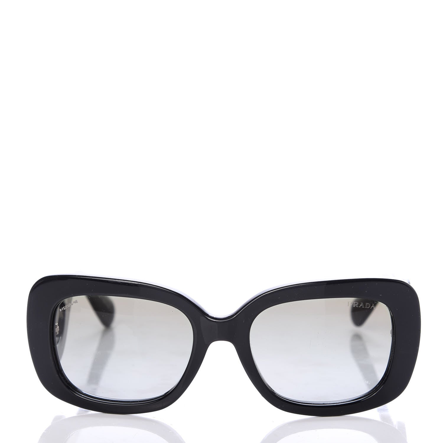 Prada Acetate Baroque Sunglasses SPR 27O Black 2 of 8