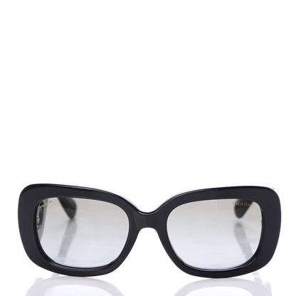 Prada Acetate Baroque Sunglasses SPR 27O Black 2 of 8