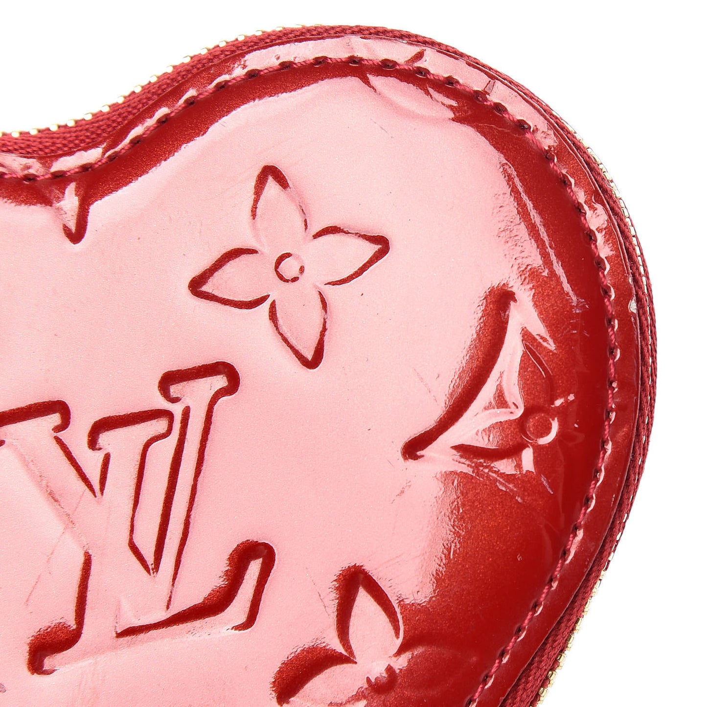 Vernis Coeur Heart Coin Purse Pomme D'Amour