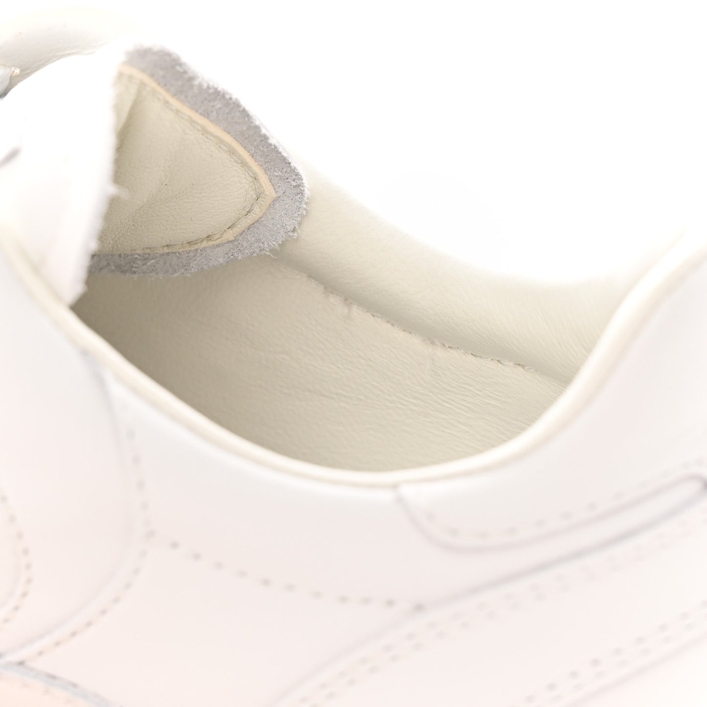 Calfskin CC Womens Sneakers 40.5 White