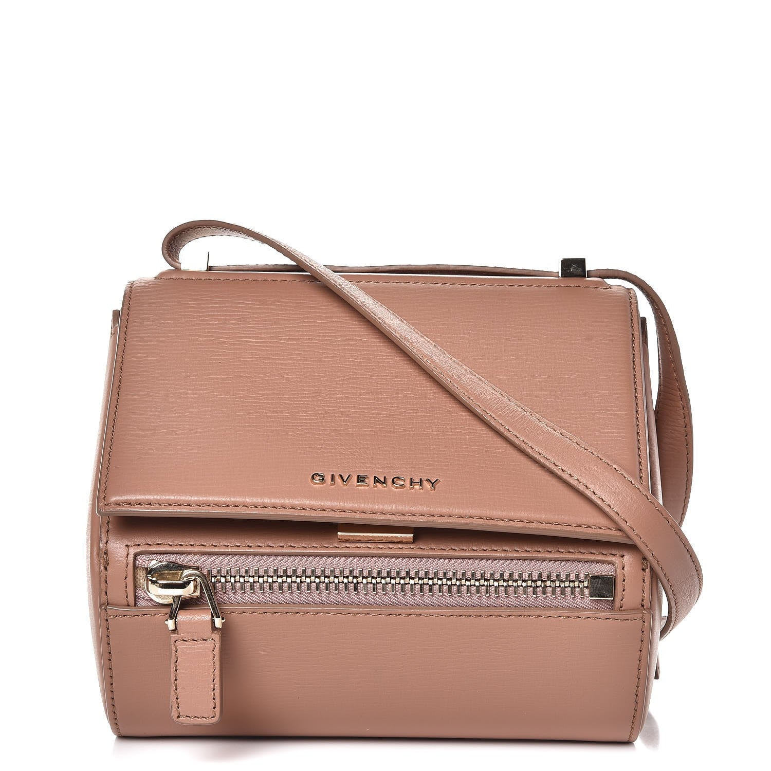 Givenchy Textured Calfskin Mini Pandora Box Crossbody Bag Old Pink 1 of 8