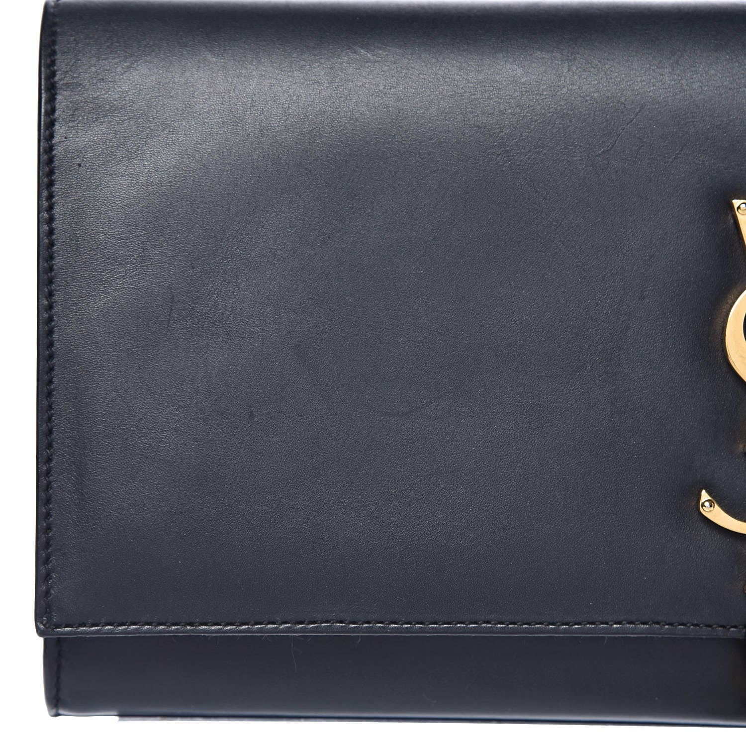 Saint Laurent Calfskin Classic Monogram Tassel Clutch Black 15 of 19