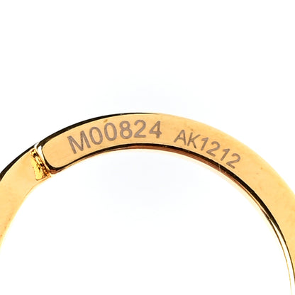 Louis Vuitton LV Link Bag Charm Key Holder Gold 5 of 5