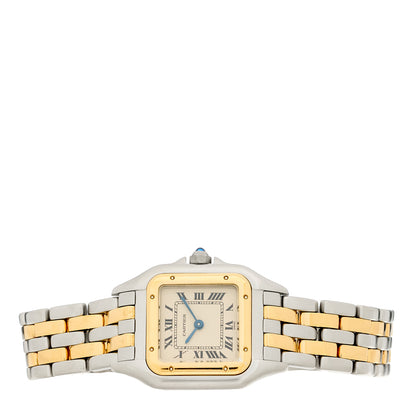 Cartier Stainless Steel 18K Yellow Gold 22mm Panthere Quartz Watch 2 of 4