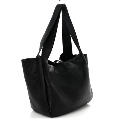 Saint Laurent Grained Deerskin Bea Tote Black 3 of 12