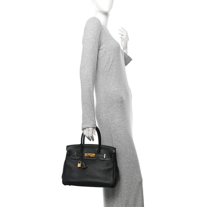 Hermes Togo Birkin 30 Black 2 of 13