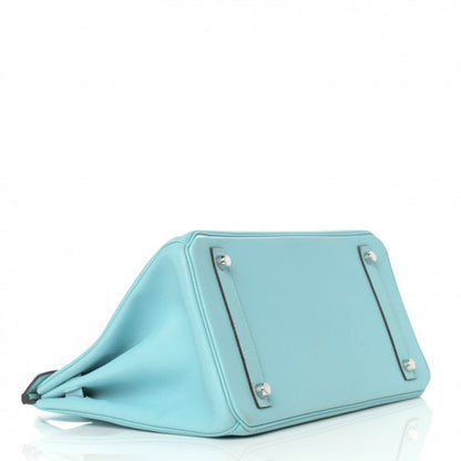 Hermes Epsom Birkin 30 Bleu Atoll 4 of 17