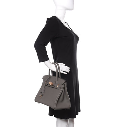 Hermes Togo Birkin 30 Etain 2 of 8