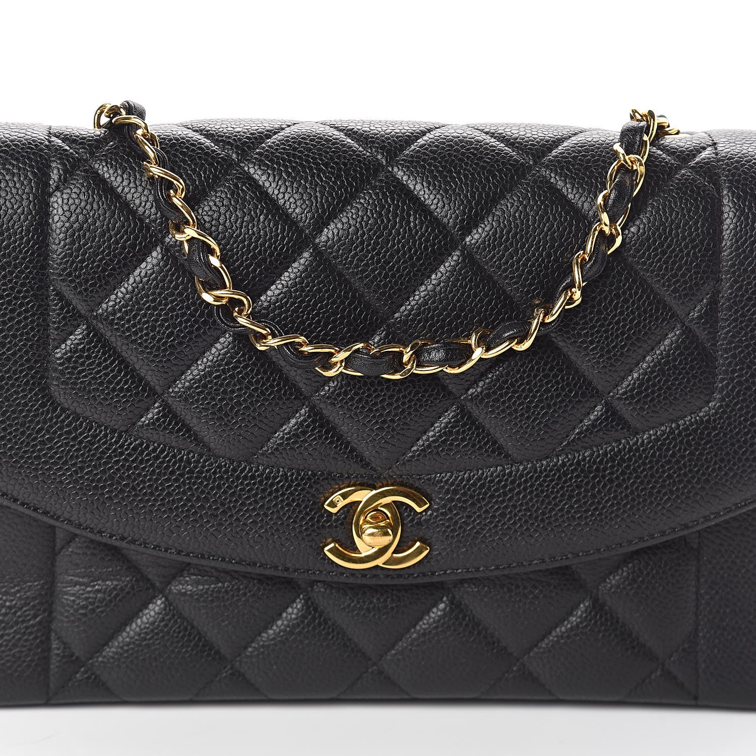 Chanel Caviar Quilted Medium Single Flap Black 8 of 11