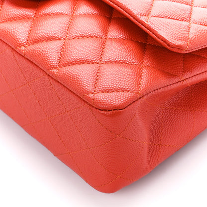 Chanel Caviar Quilted Medium Double Flap Red 11 of 11