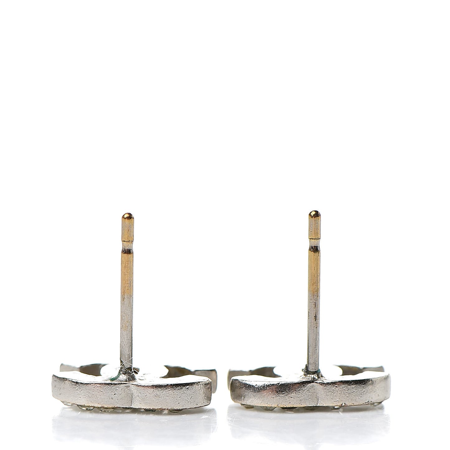 Crystal Timeless CC Earrings Silver