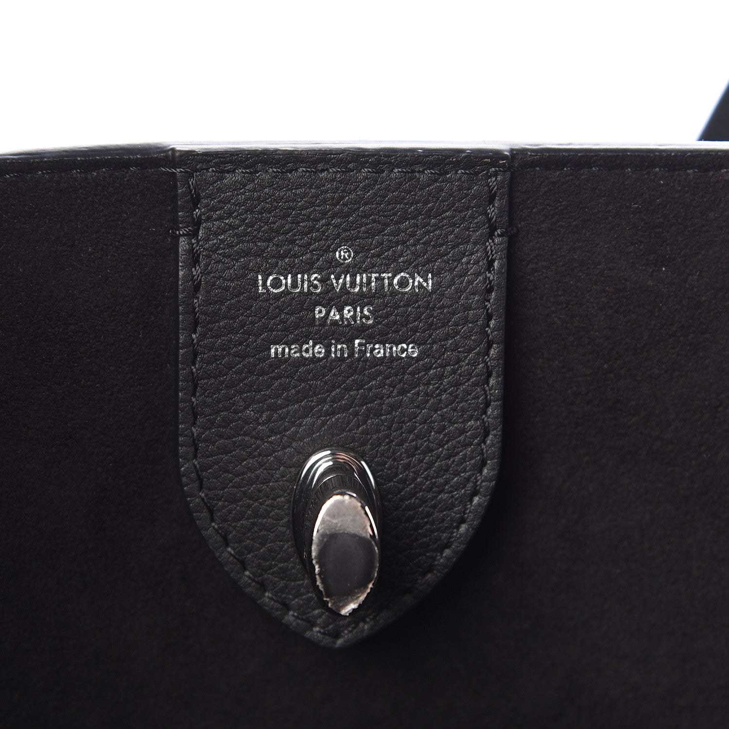 Louis Vuitton Calfskin Lockme Go Tote Black 6 of 13