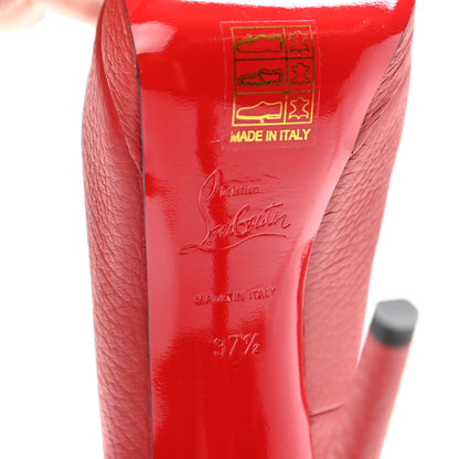 Christian Louboutin Calfskin Palais Royal 140 Pumps 37.5 Red 6 of 11