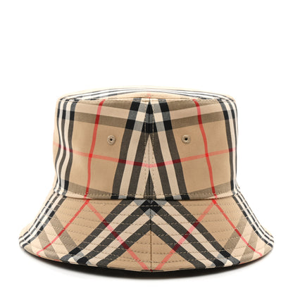 Burberry Technical Cotton Vintage Check Bucket Hat M Archive Beige 5 of 8