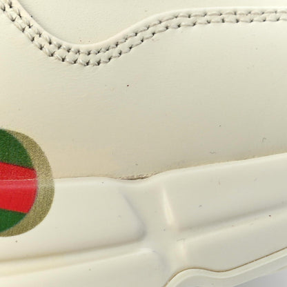 Gucci Calfskin Logo Womens Rhyton Sneakers 37 Ivory 11 of 11