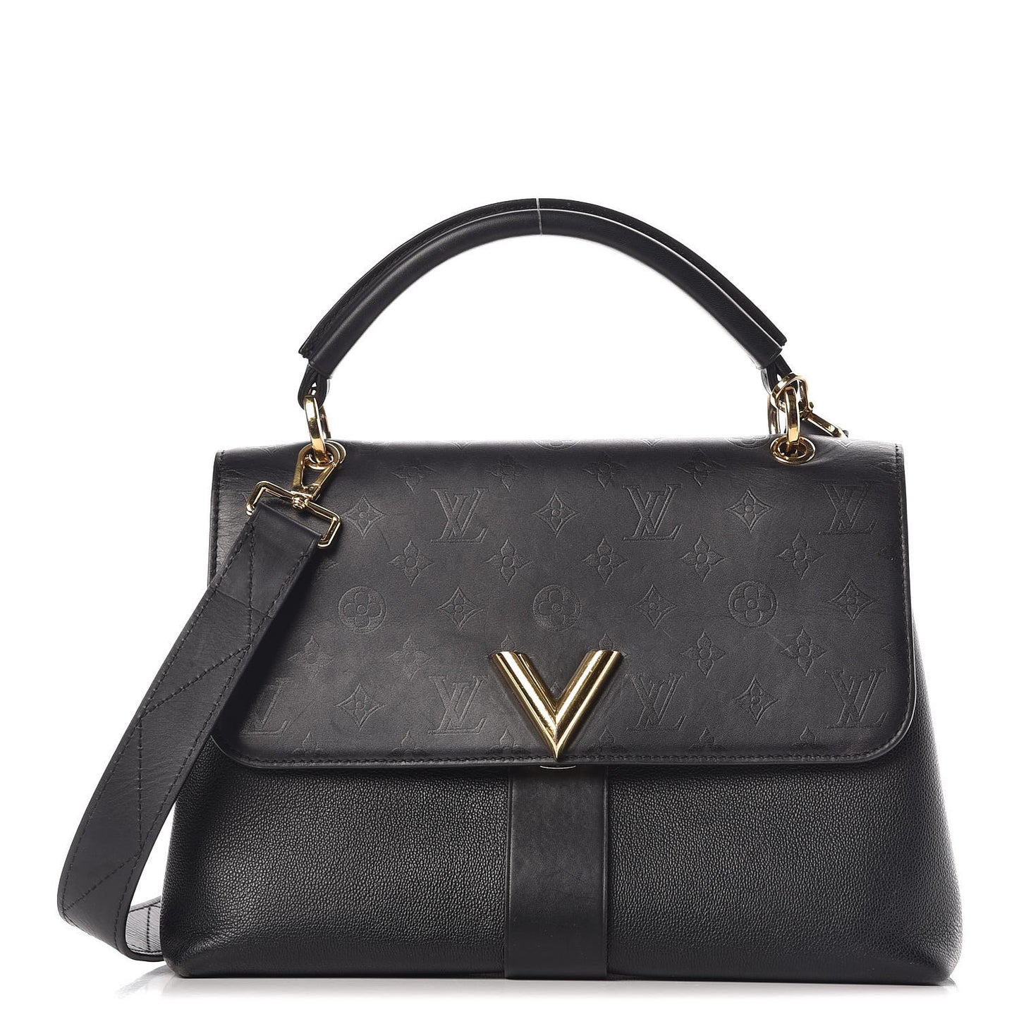 Calfskin Monogram Very One Handle Black