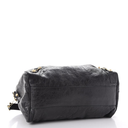 Balenciaga Agneau Giant 12 Gold Hardware Boston Black 4 of 11