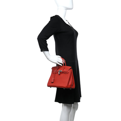 Hermes Togo Birkin 25 Rouge Vif 2 of 12
