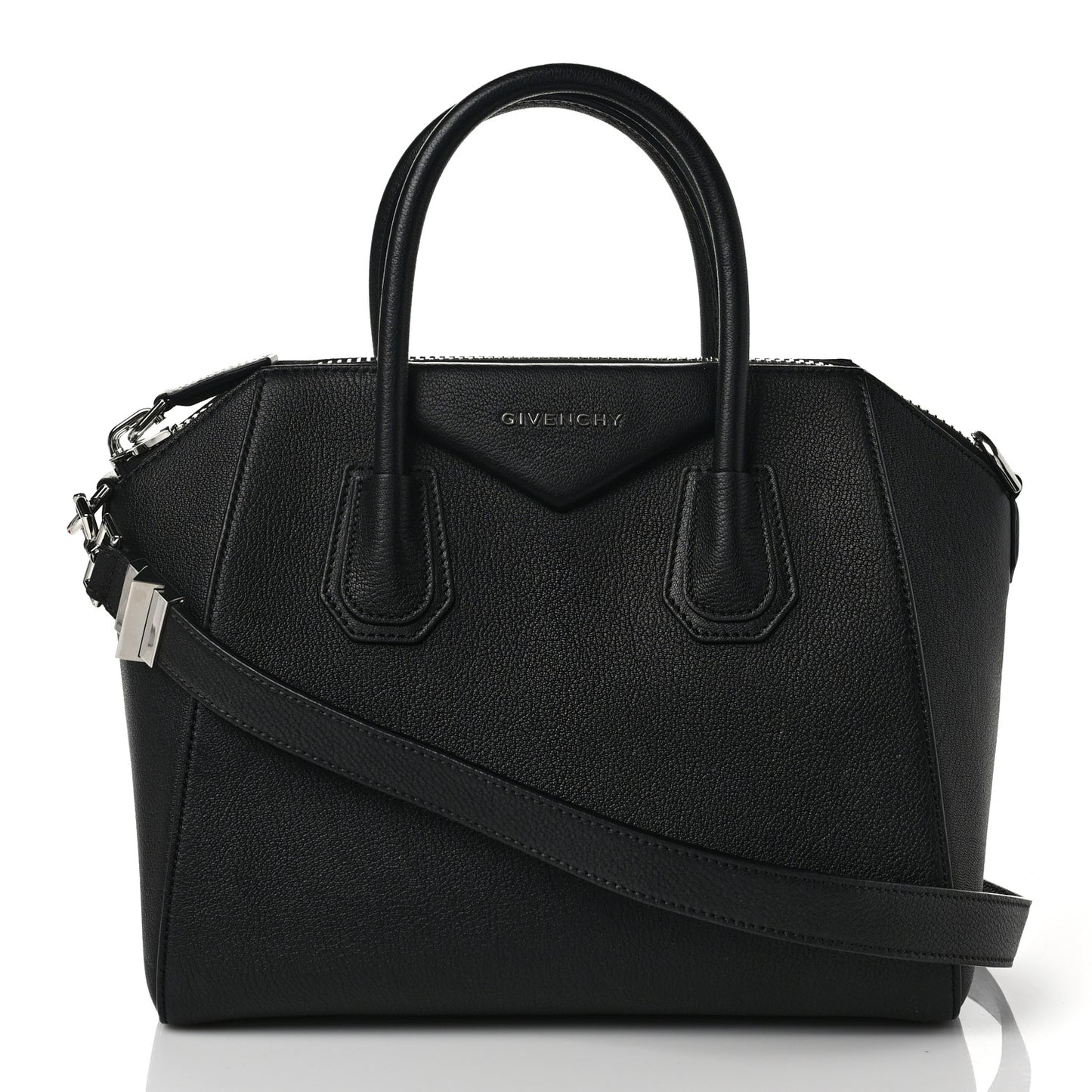 Sugar Goatskin Small Antigona Black