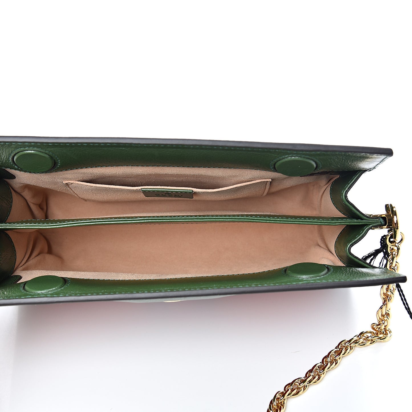 Suede Calfskin GG Web Small Ophidia Chain Shoulder Bag Brown Red Green