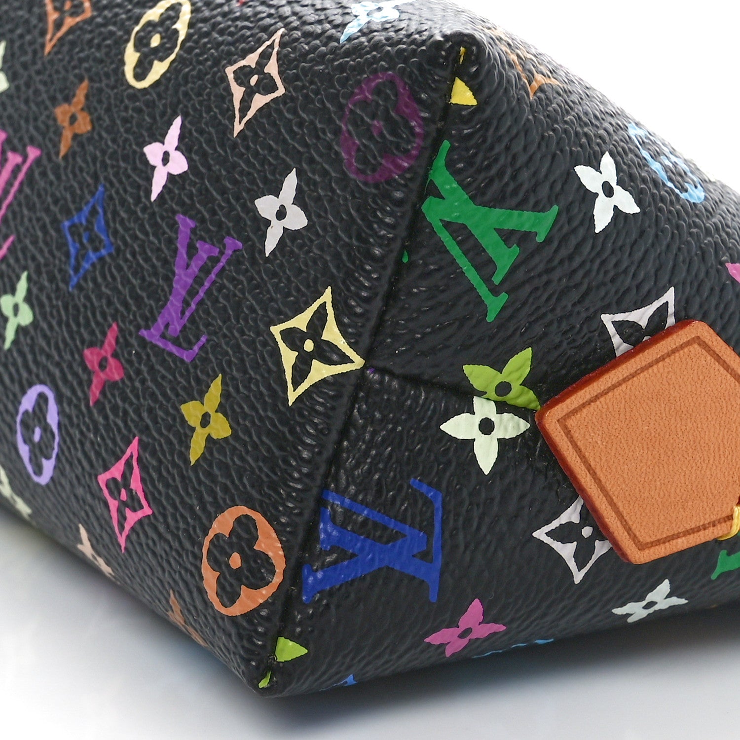 Louis Vuitton Monogram Multicolor Cosmetic Pouch Black Grenade 9 of 9