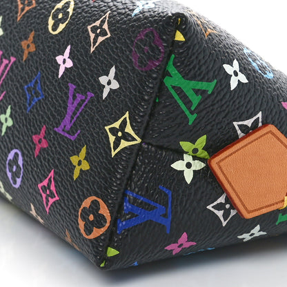 Louis Vuitton Monogram Multicolor Cosmetic Pouch Black Grenade 9 of 9