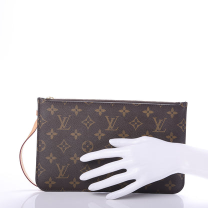Louis Vuitton Monogram Neverfull MM GM Pochette 2 of 7