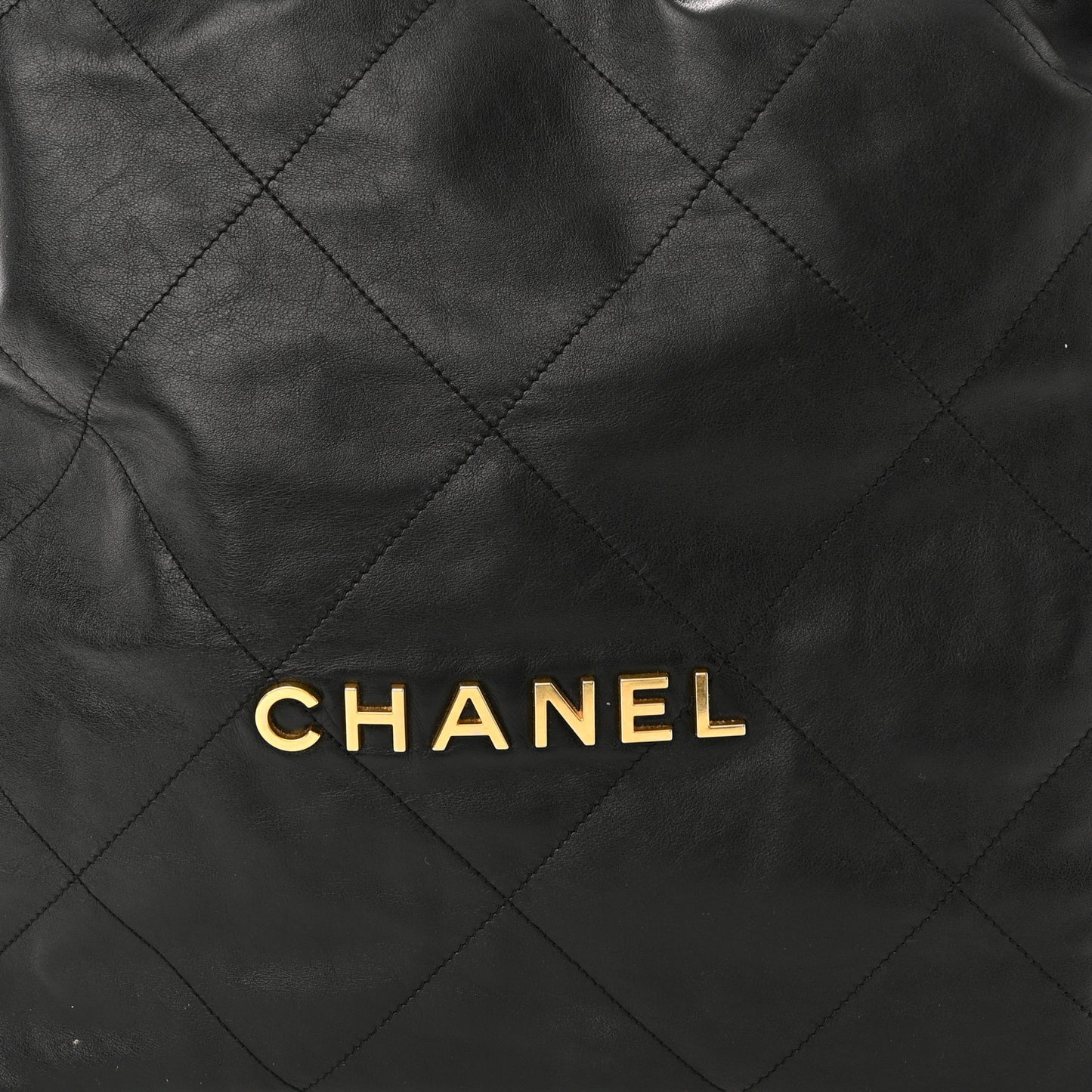 leather tote black