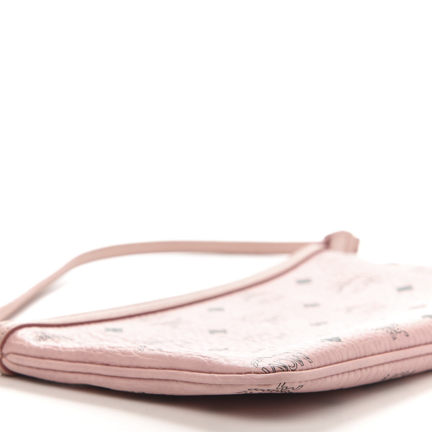 MCM Visetos Liz Shopper Tote Pouch Light Pink 6 of 8