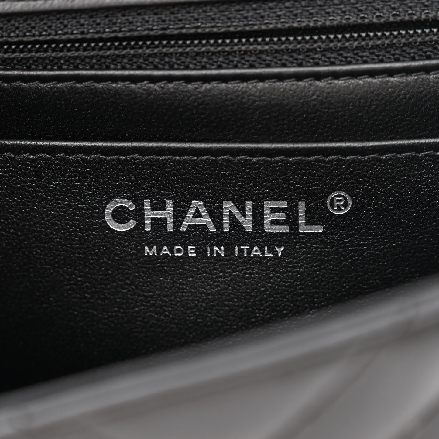 Aged Calfskin Chevron Quilted 2.55 Reissue Mini Flap Black