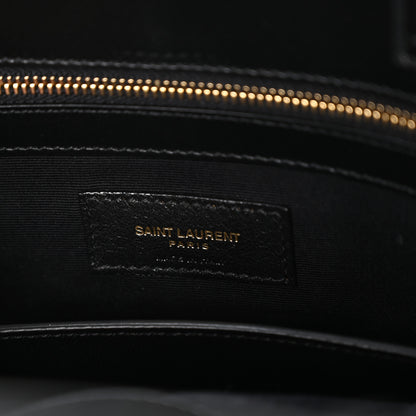 Saint Laurent Calfskin Small Manhattan Shopper Tote Black 6 of 10