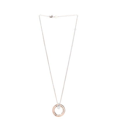 Damiani 18K Pink Gold Diamond Sophia Loren Pendant Necklace 2 of 7