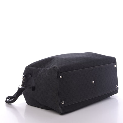 Gucci Denim Monogram Large Duffle Black 3 of 15