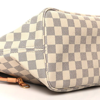 Louis Vuitton Damier Azur Neo Neverfull MM Rose Ballerine 9 of 10