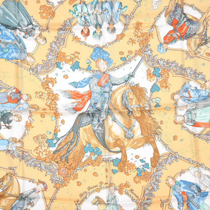 Hermes Silk Les Petits Princes Scarf 90 4 of 7